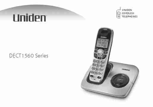 Uniden Cordless Telephone DECT1560-page_pdf